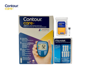 Contour - Contour Care 血糖機套裝 (50張紙+ MICROLET 100採血針 + 1部血糖機) (內附採血器 1 支) [香港原裝行貨]