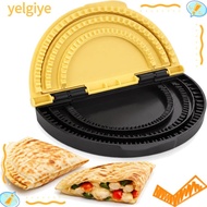 YELGIYE Tortilla Press Sealer, ABS Detachable Adjustable Tortilla Crimper, Durable Interchangeable P