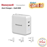 Honeywell Zest Charger type C charger Type-C charger wall charger - GaN 65W - 1 Year Local Warranty
