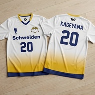KQ Jersey Haikyuu Adlers Team Fullprint – Custom Name & Number Sizes for Children & Adults | Kageyam