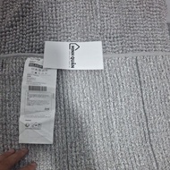 Coral mat, TOFTBO IKEA bathroom. Gray color, with manufacturer stamp, made in Vietnam (French export