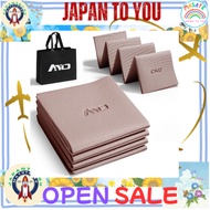 AYO Foldable Yoga Mat 6mm – Thick, Lightweight & Portable Exercise Mat with Carry Bag (173×61cm), fo