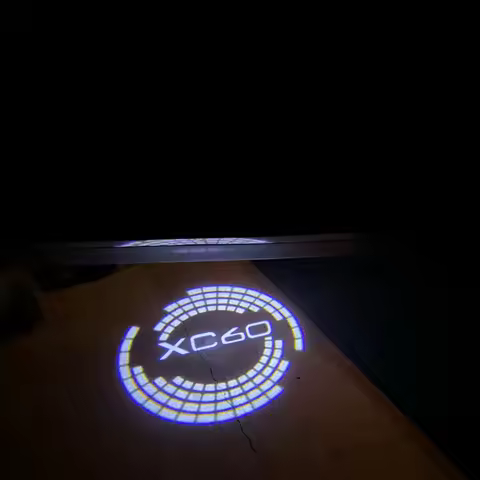 Car Led Door Welcome Light Projector Ghost Shadow Lamps For Volvo Polestar 1 2 V60 S90 S60 XC40 XC60