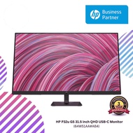 [PREORDER-CHAT SELLER] HP P32u G5 31.5 inch QHD USB-C Monitor (64W51AA#AB4)