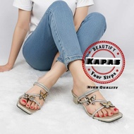 New Kapas Collection Heels Sandals Beautiful Gem Strap Heels Butterfly Decoration GS_37