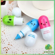Veevio ปากกาแคปซูล  ปากกาลูกลื่น ปากกาแฟชั่น capsule ballpen มีสินค้าพร้อมส่ง on sale