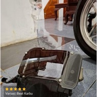 Clear acrylic air filter box cover pnp beat carburetor frie bolt