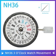 Automatic Watch Movement Mens Parts Mechanical Watch Movement NH35 / NH36 Movement Watch Replace Accessory