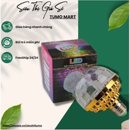 [P002] 7-color Rotating Discount led Flashing With 360-Degree Effect Studio Flying Music With E27 Ho