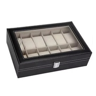【SURPRISE】 <br>PU Leather Watch Display Box Collection Storage Rack Box Jewelry Storage Box Watch St