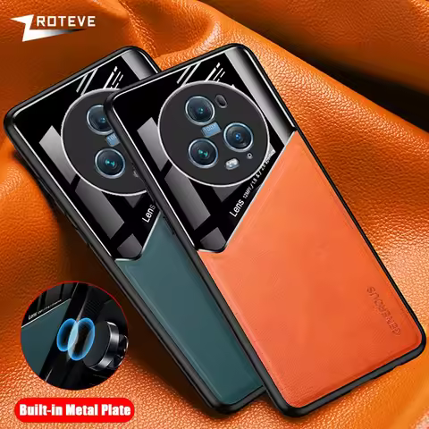 Magic5 Pro Case Zroteve PU Leather Car Magnetic Hard PC Cover For Huawei Honor Magic 5 6 Pro Magic6 