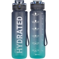 Sahara Sailor Water Bottle, 500ML/750ML Sports Water Bottle, Motivational Water Bottle, BPA Free & L