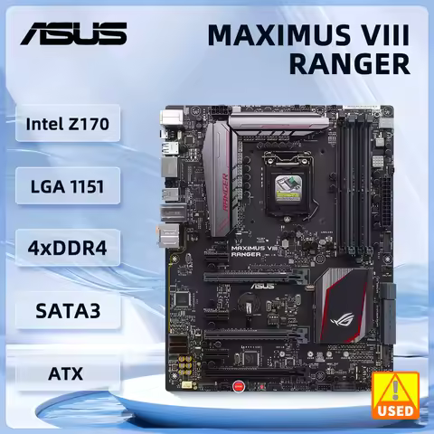 ASUS MAXIMUS VIII RANGER Motherboard Intel Z270 LGA 1151 DDR4 32GB support Core i3-6300 7300 6500 76