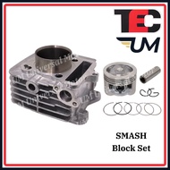 SUZUKI SMASH110 SMASH 110 CYLINDER BLOCK SET COMPLETE STANDARD 53.5MM TEC BLOK PISTON RING ASSY STD 