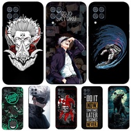 case For Samsung Galaxy M62 F62 4G Case Silicon Phone Back Cover Soft black tpu m625 Satoru Gojo