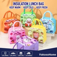 🔰 FLASH SALE : INSULATED LUNCH BAG / FOOD BAG / LUNCH BOX / INSULATION BAG / THERMAL BAG KIDS CARTOON CHARACTOR SCHOOL