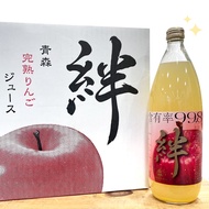 【一起買水果】產季新榨★日本青森『絆 KIZUNA』現榨完熟蘋果汁(一箱6瓶 / 每瓶1000ml)