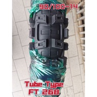 VIVA TYRE 14 16 Tube Type FT268 90/100-14 90/100-16 100/100-18 110/90-19 Tayar TUBETYPE TIRES Cross 