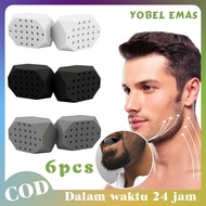 Jawline Muscle Exerciser 6pcs Alat Latihan Rahang Pelatih Kunyah Otot Rahang Alat Simetris Rahang