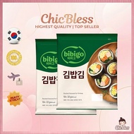 [Bibigo] Korean Seaweed for Gimbap (22g) Premium Roasted Sushi Nori Seaweed Sheet