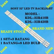 (NEW 1 SET) KDL-32R410B KDL-32R420B SONY 32" LED TV BACKLIGHT / LAMP TV KDL-32R410 / KDL-32R420 INNO