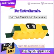 14.4V 3500mAh 4500mAh 6000mAh Sweeper Battery for The Full Range of IRobot Sweepers for IRobot 620 7