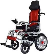 Fashionable Simplicity Folding Electric Wheelchairs Rear Automatic Brake Travel Simplicity Wheelchair With Reclinable Backrest Adjustable Headrest