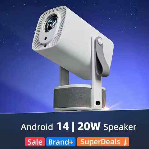 AUN A005 Pro+ Full HD Android 14 Projector 4K 2+32Gb Cinema Home Theater MINI Portable VideoProjecto