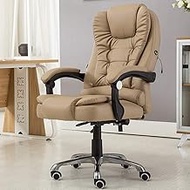 Ergonomic Boss Chair Office Chair Executive Chair Study Chair Computer Chair Reclining Swivel Chair Leather Art Chair(Color:Black) interesting