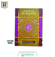 Alquran Besar Al Karim Tajwid Latin Terjemahan Al Quran Alkarim Terjemahan A4 dan A5 Sedang