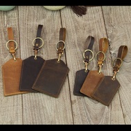 Mrt Card Easycard Cowhide Mini Bus Holder Student Campus Access Control Protective Case