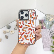 Jon Burgerman Screenful Cute Hot Dogs Color Case Compatible For IPhone 11 12 13 14 15 16 17 Pro Max 