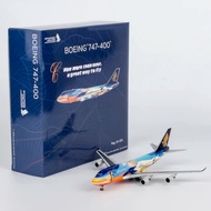 04011 Alloy Collectible Plane Gift NG Models 1:400 Singapore Airlines "Tropical livery" Boeing B747-