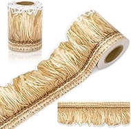 FYSUIMU 32.8Ft Brown Fringe Bulletin Board Border Emulate Twine Die Cut Trim Border Roll for Classro