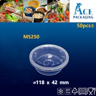 Microwave Disposable Round Plastic Food Container/Take Away Container/Bekas Makanan MS250