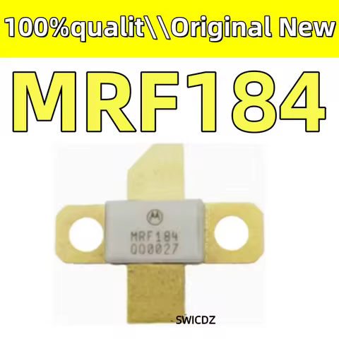 100%New original MRF184 MRF184R1 [ 65V 100mA 60W 1GHz CASE360B-01 ] LATERAL N-CHANNEL BROADBAND RF P