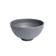 Co15 high quality matte gray melamine plastic rice bowl, diameter 11.4 x 5.8 cm high