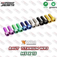 Windshield Caliper Bolt Wr3 M5X15Mm Wind Shield Bolt Wr3