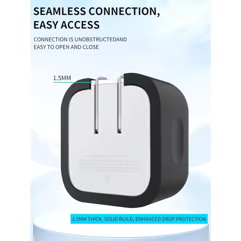 Silicone Protective Cover for iPhone 17/17 Pro/17 Pro Max Charger Block Protector Sleeve Case for Ap