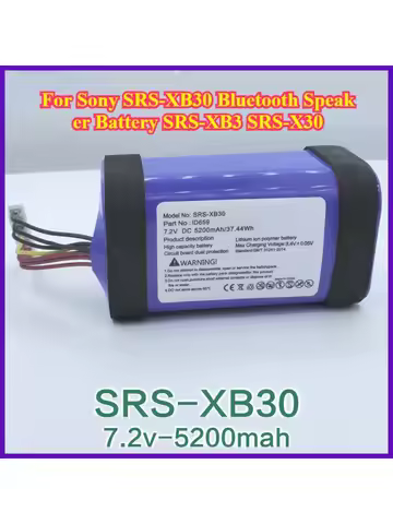 New 7.4V 5200mAh Li-ion Battery for Sony SRS-XB30 Bluetooth Speaker Battery SRS-XB3 SRS-X30 Battery
