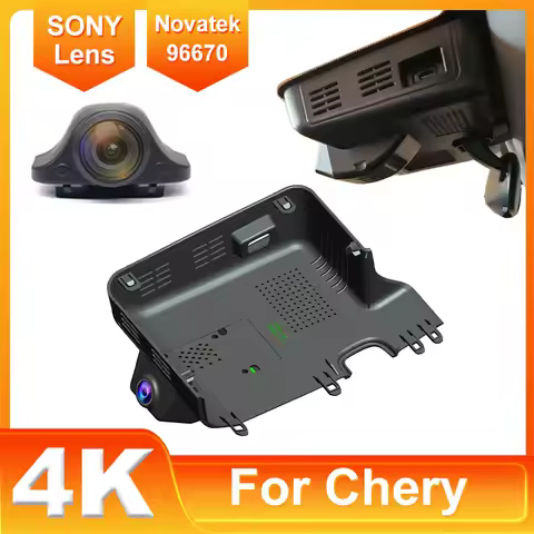 New! Car Video Recorder 4K Dashcam Wifi Car DVR For Chery Omoda 5 C5 5X Deluxe 2024 2025 Plug and Pl