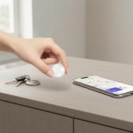 2026 Android-Compatible Smart Tracker 4-Pack - Key Ring Air Tags for Google Find My, Keys & Luggage 