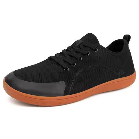 FANCYLEE Barefoot Skate Shoes Women Minimalist Zero Drop Sneakers Wide Toe Box Casual Gym Walking Sh