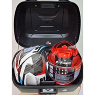 Givi Top box Model E43NTL Capacity 43 Liters Can Hold 2 Helmets