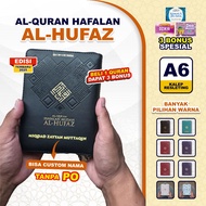 (Can be customized with name) Al-Hufaz Memorization A6 Cover Kalep Zipper 5 Color Blocks Color Tajwe
