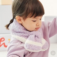 Happy Prince 韓國製 Porin淺紫雪絨內裡嬰兒童圍巾