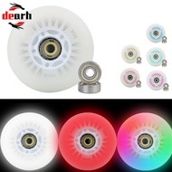 [DRHT] Inline Skate Flash Wheels With Magnetic Core Bearing 64MM-110MM Skate Wheels