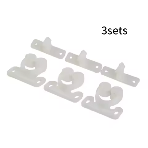3pc Door Roller Latch Catch ABS Plastic Caravan Roller Catch Cabinet Door Drawer Ball Latch Closing 