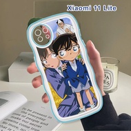 Case For Xiaomi Mi 11 Lite 5G NE 11T 11 Pro 12T Fashion Wave Casing Anime Conan Shockproof Phone Softcase Full Cover Camera Protection Cases