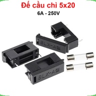 Fuse base, 5x20mm tube fuse box